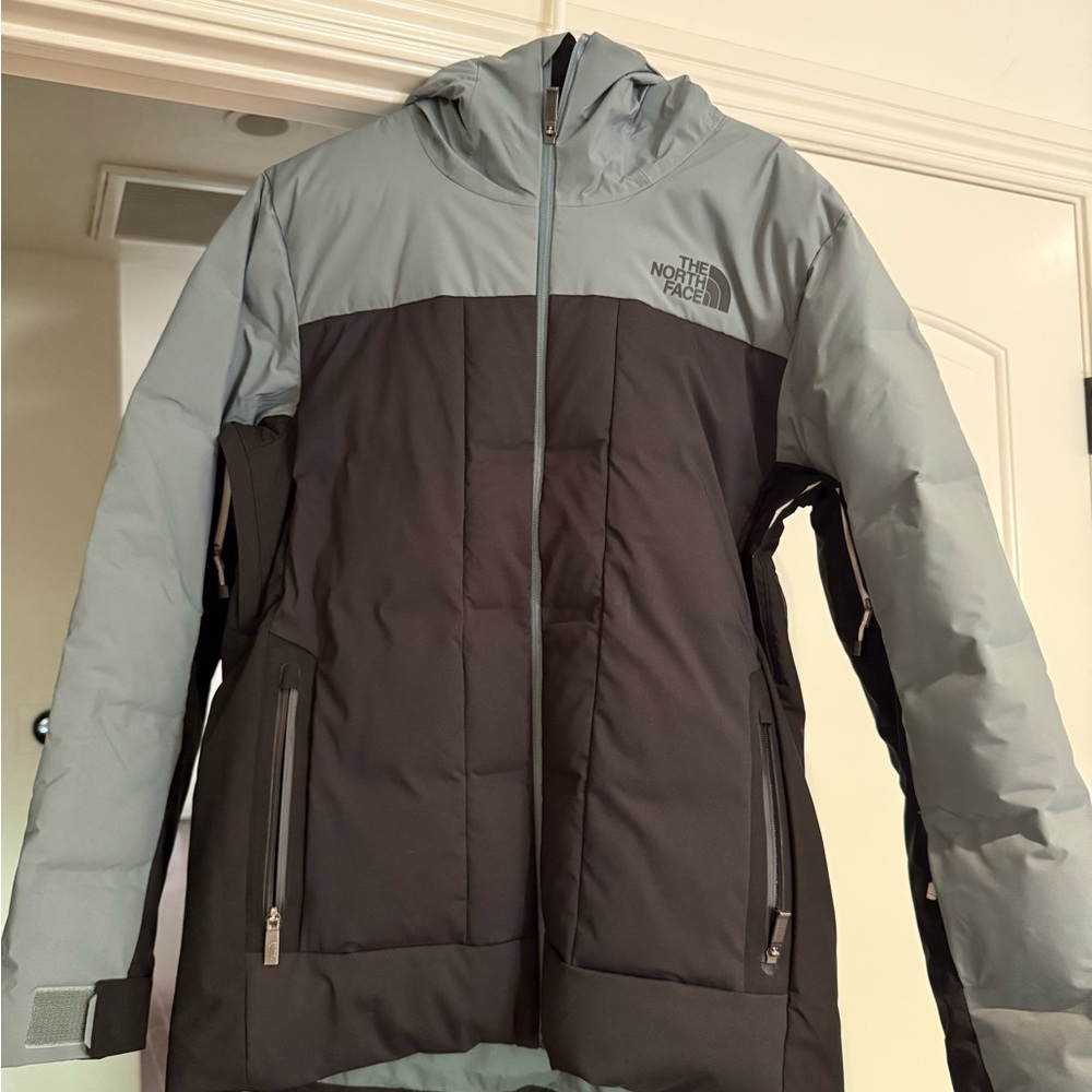 The North Face Black and Green/Gray Jacket